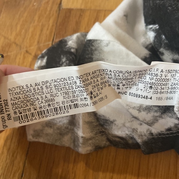 Women’s Zara top. Black and white. Size S - Picture 5 of 7